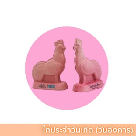 ไก่แก้บน ไก่บนบาน สีประจำวันเกิด วันอังคาร ย่อยสลายได้100%_0